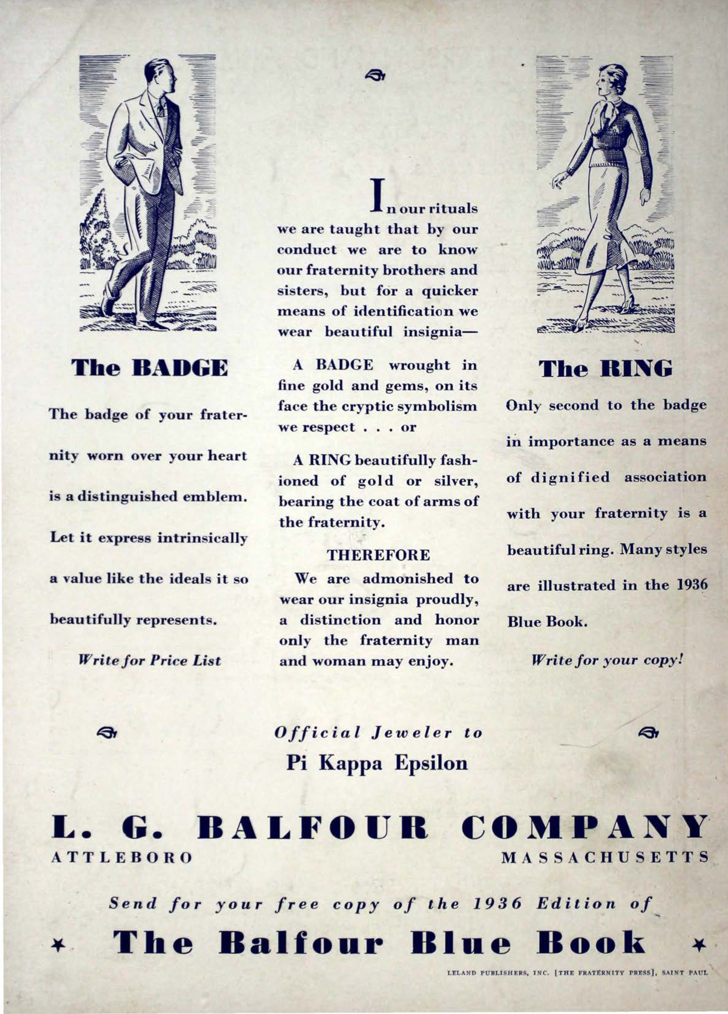 The Shield And Diamond, Vol. 45, No. 2, Back Cover